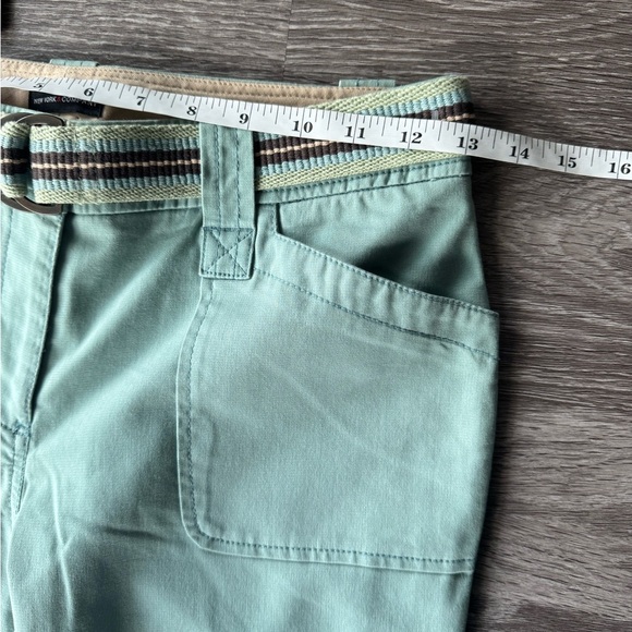 NWT Deadstock New York & Company Belted Bootcut Pants size 4 - Picture 11 of 14